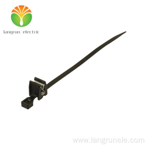 1-Piece Type Cable Tie with Edge Clip 082652